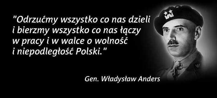 Cytat gen. Władysława Andersa
